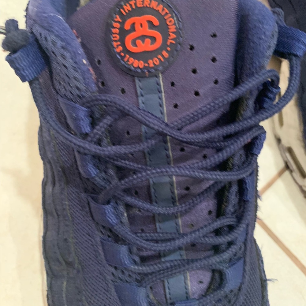 Blue stussy Nike Air max 94 size 10.5
